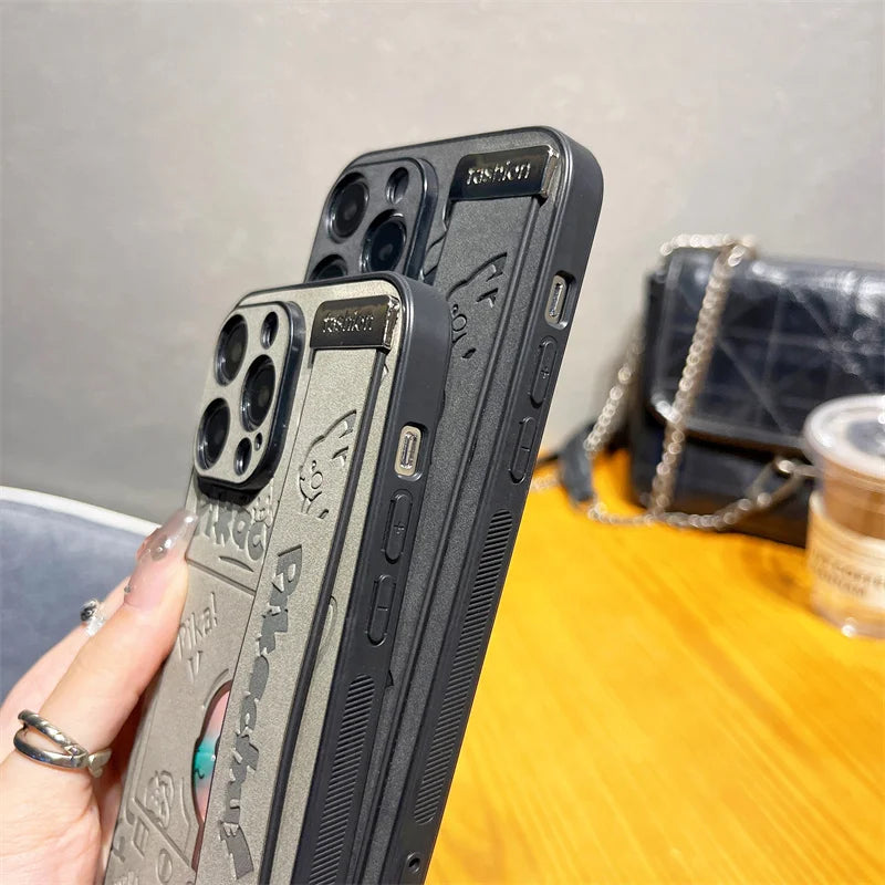 Poké Laser Leather iPhone Case